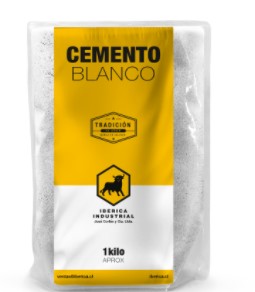 Cemento blanco 1 kilo