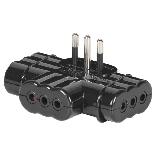 adaptador triple plano c/t 10a marfil (93pt0m9091) - Imagen 2