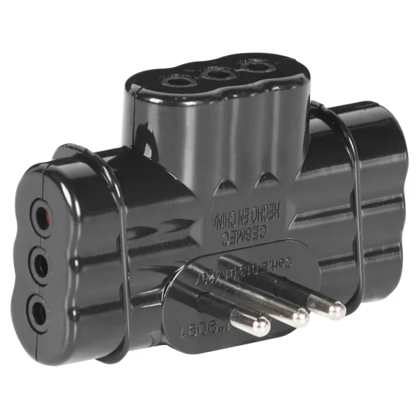adaptador triple plano c/t 10a marfil (93pt0m9091) - Imagen 4