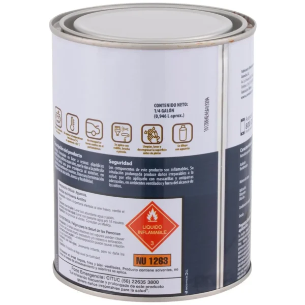 barniz marino opaco ceresita 1/4 gl 11151004 - Imagen 2