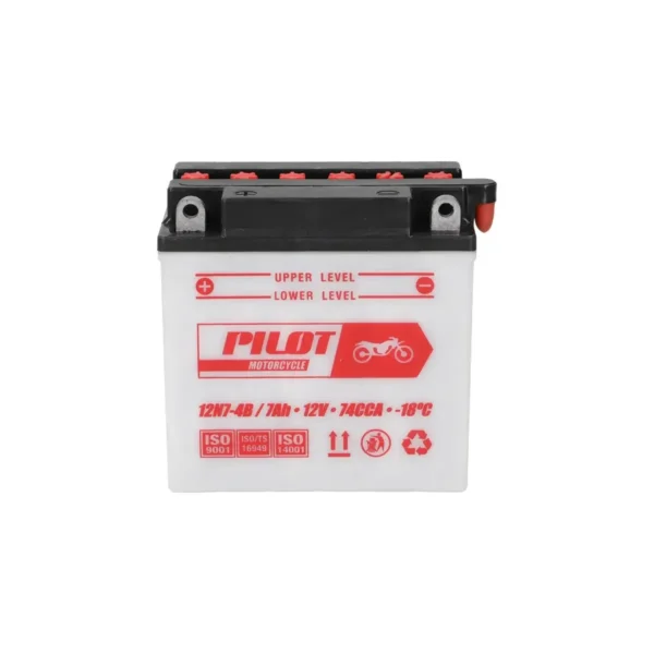 bateria pilot 12n7-4b 7ah-74cca 141273 derco - Imagen 2