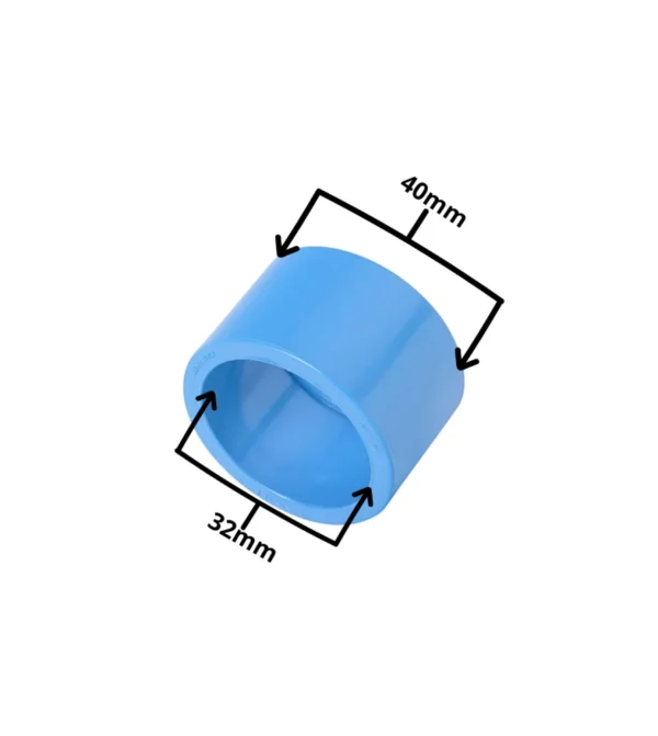 buje corto pvc hidraulico 40x32 cem - Imagen 2