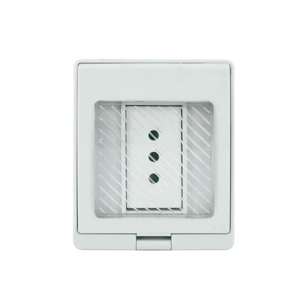 contenedor ip55 toma corriente simple 10a 250v bl