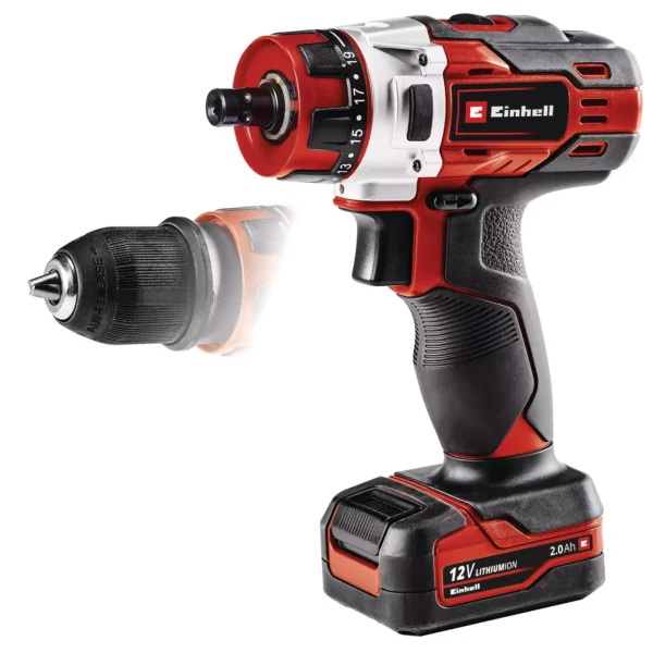 taladro inalambrico 12v 30nm 4513592 +bat+carg - Imagen 6