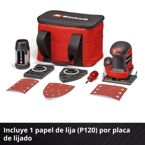 kit lijadora orbital inal 18v 22000rpm 4460730 - Imagen 9