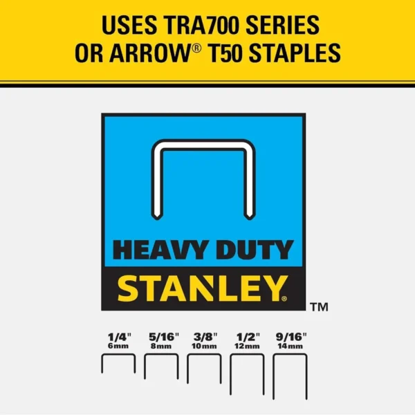 engrapadora clavadora trab.pesado (tr250) stanley - Imagen 2