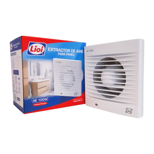 extractor de aire pared 15.7x15.7 (201000010) - Imagen 2
