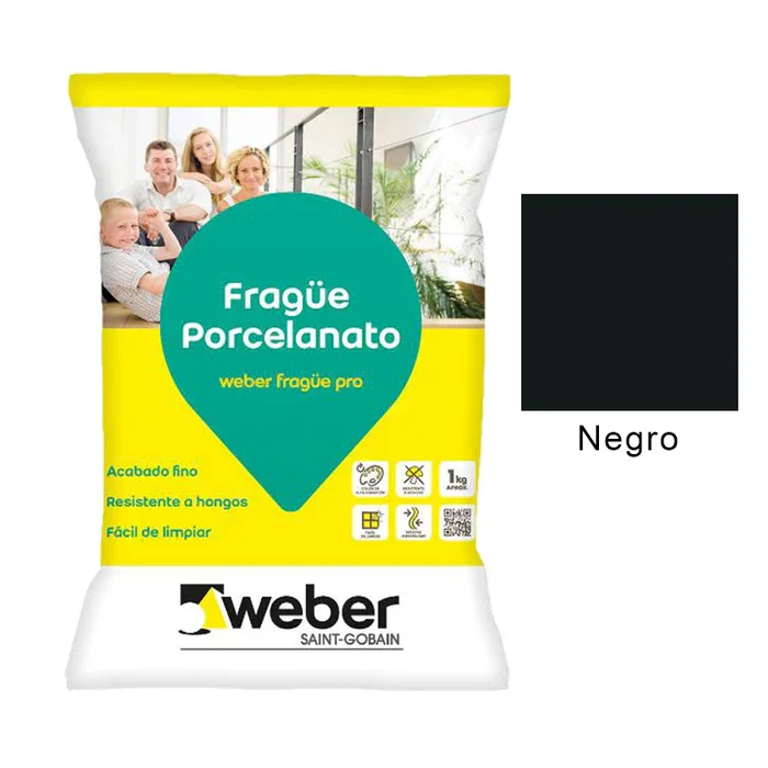 weber frague porcelanato negro 1 kg (qui1411)