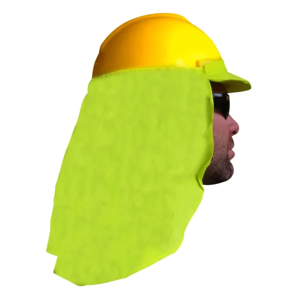 gorro cubre nuca casco verde fluor (0531-00200)