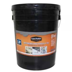 impermeabilizante gris (a-205),  tineta de 18,90lt