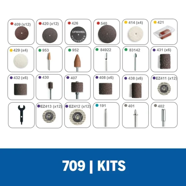 kit 110 acc multiuso  dremel - Imagen 5