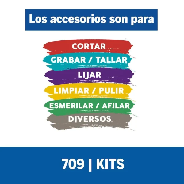 kit 110 acc multiuso  dremel - Imagen 7
