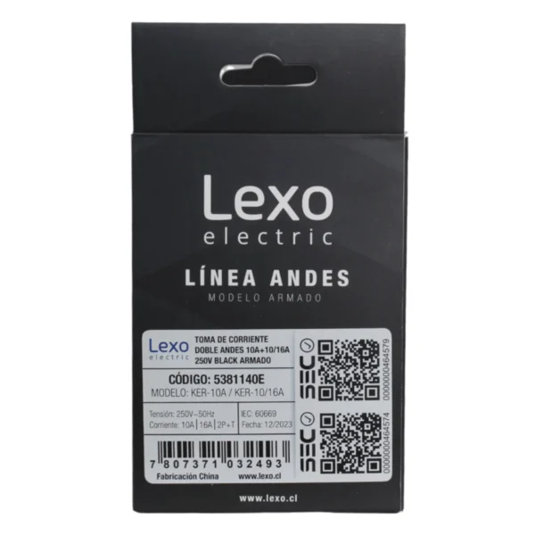 toma doble 10/16a black 5381139e - Imagen 5