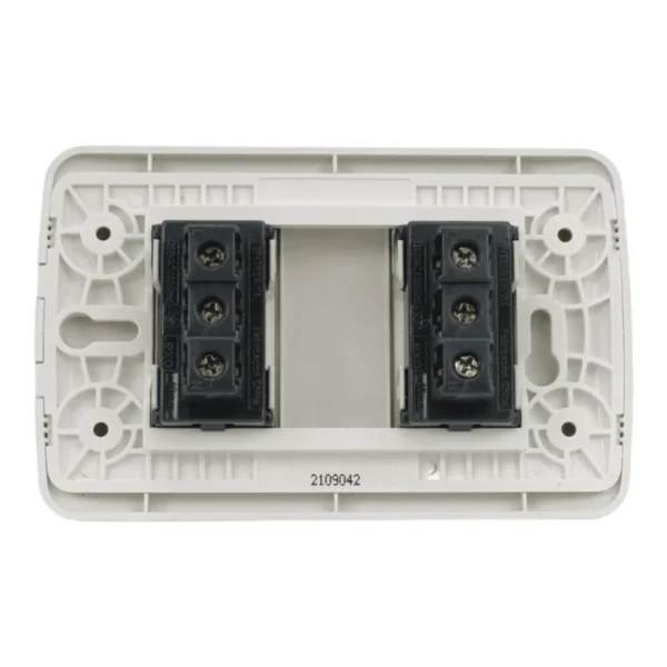 toma doble 10a + 10/16a plata blanco 5380118e - Imagen 3