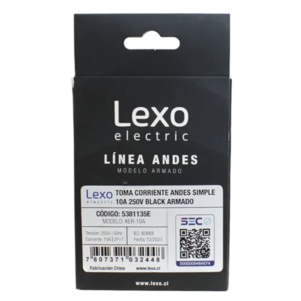 toma simple 10a black 5381135e - Imagen 5