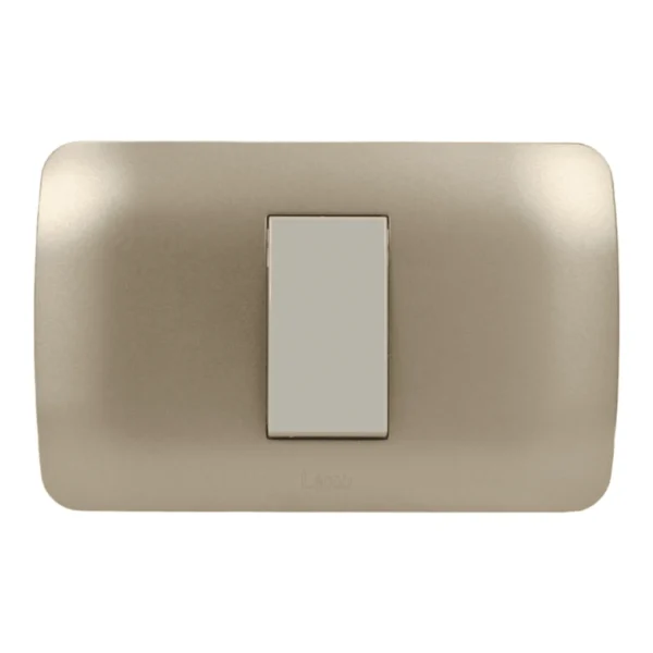 interruptor armado 9/12 10a beige titanio 5380136e - Imagen 2