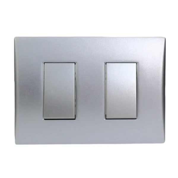 interruptor armado andes 9/15 10a silver 5381102e - Imagen 2