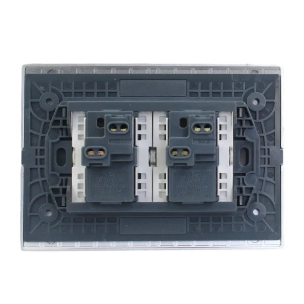 interruptor modulo doble 9/15 silver 5381116e - Imagen 3