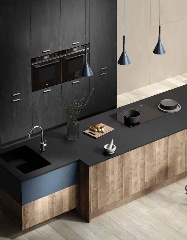 mdf black mirror gloss 19mmx2050x2800 0190 - Imagen 3