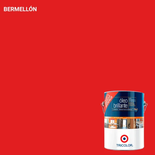 oleo sintetico profesional bermellon 1/4gl - Imagen 2