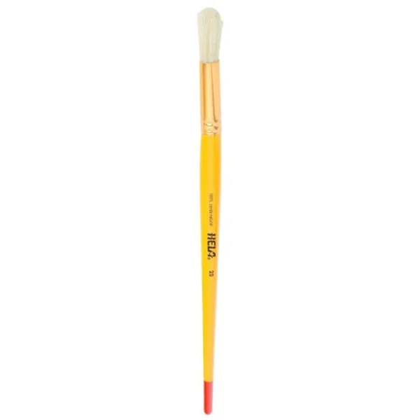 pincel redondo hela 04 cerda blanca
