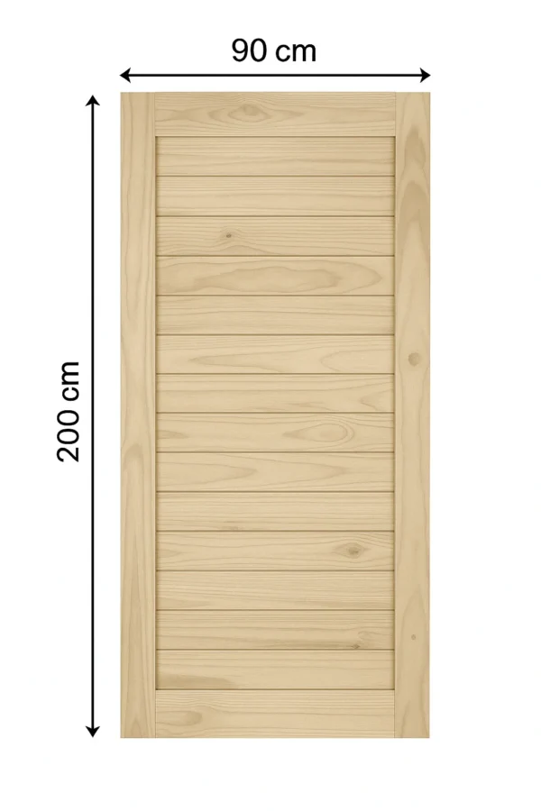 puerta radiata pekin 80x200 (huerquehue) - Imagen 3