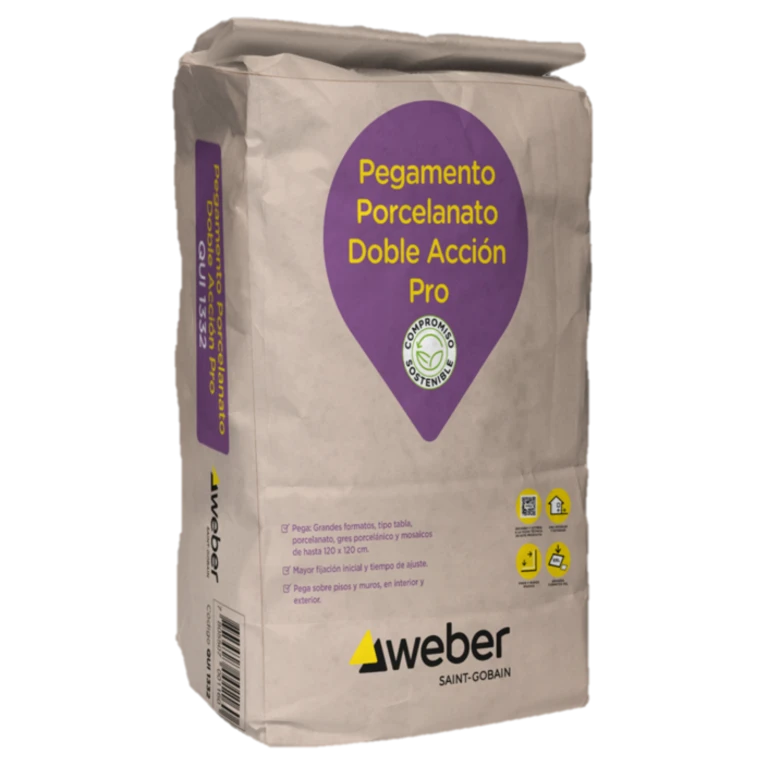 Pegamento Porcelanato Doble Acción Pro