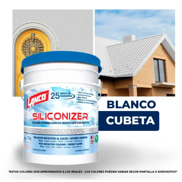 sellador techos siliconizer 4gl blanco rc200-2.4 - Imagen 2