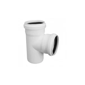 tee pvc sanitario 40 blanco c/goma