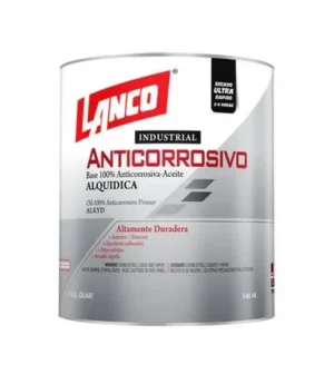 anticorrosivo indust negro 1/4gl lanco