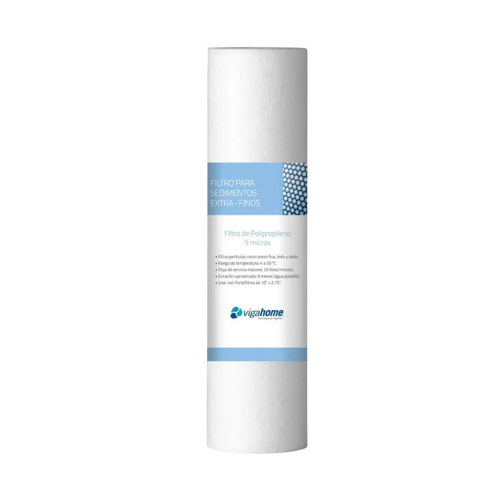 filtro polipropileno 10x2,75pulg 5 micras pp05
