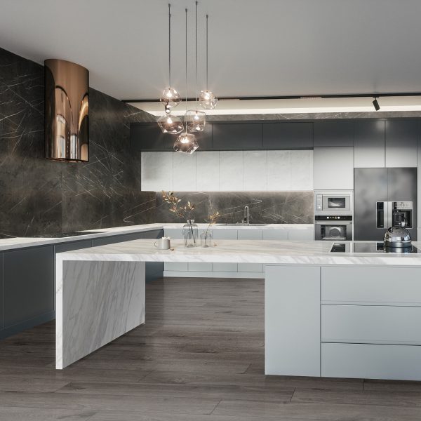 rocko k026 grey pietra marble 4mmx2,80x1,23 - Imagen 2