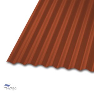zinc acanalado 0.35x851x3.66 terracota va15