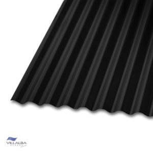 zinc acanalado 0.35x851x3.66 negro ral9017