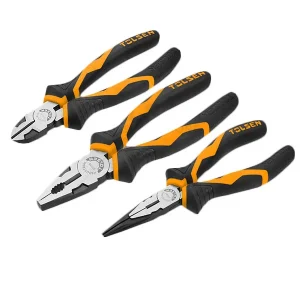 alicate juego 3 pzas industrial tolsen (10410)