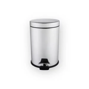 basurero inox 8 litros