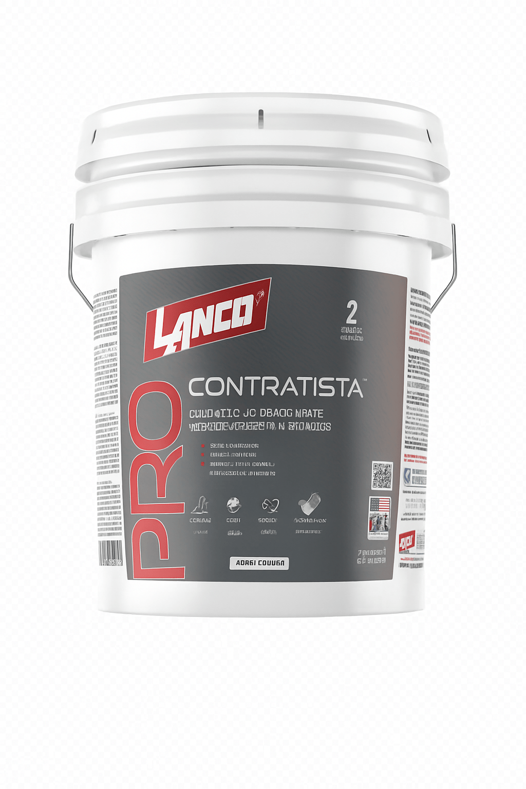 Esmalte agua pro contratista mate 4gl Lanco