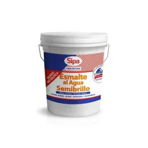 esmalte al agua semibrillo blanco 4gl tn 41840530
