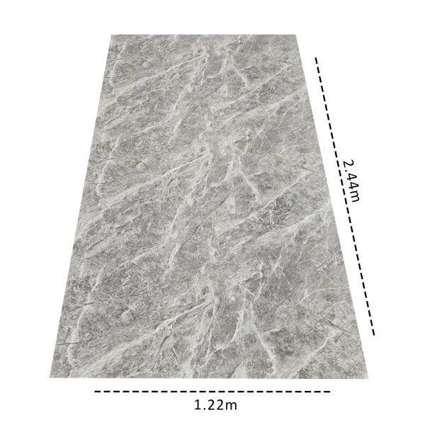 Revestimiento plancha PVC mármol Gris122 x 244 x 3mm - Imagen 4