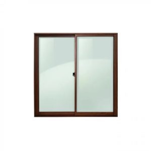 Ventana aluminio madera 100 x 100