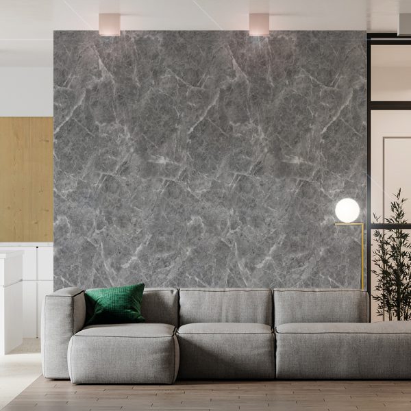 Revestimiento plancha PVC mármol Gris122 x 244 x 3mm - Imagen 3