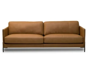 Sofá Cuero Chabli Beige