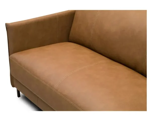 Sofá Cuero Chabli Beige - Imagen 2