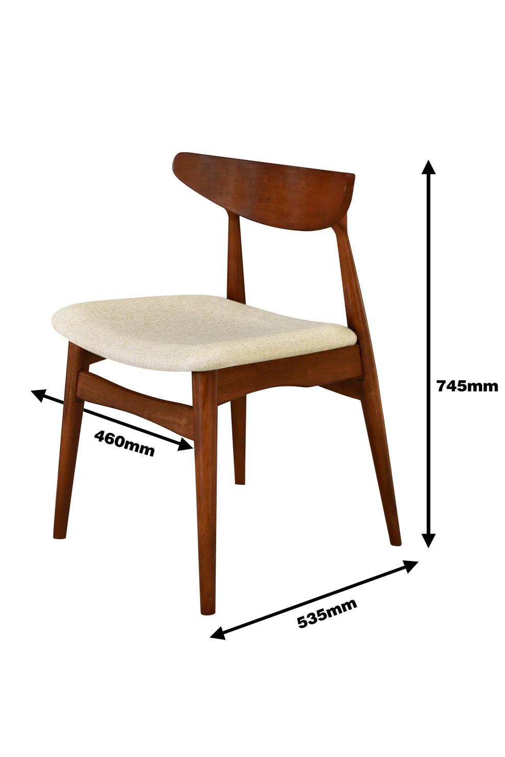 Set de comedor 6 sillas Dali Beige - Imagen 5