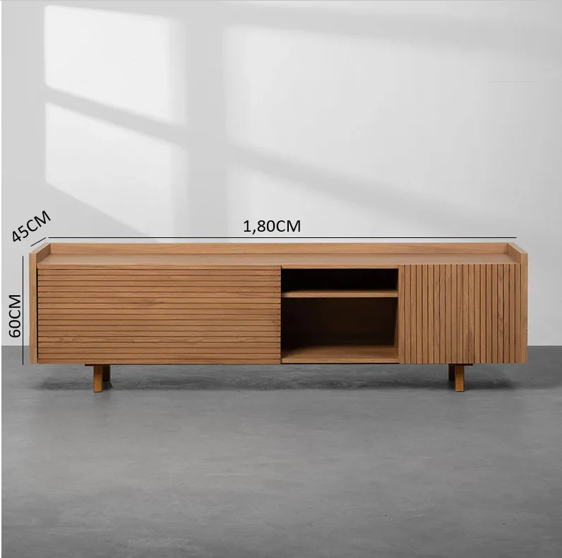 Rack TV 70" Camel café - Imagen 5