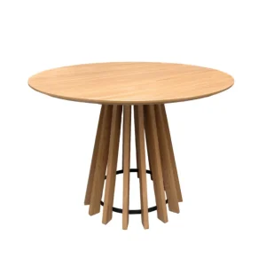 Mesa Comedor Redonda Café 110x77x110 cm