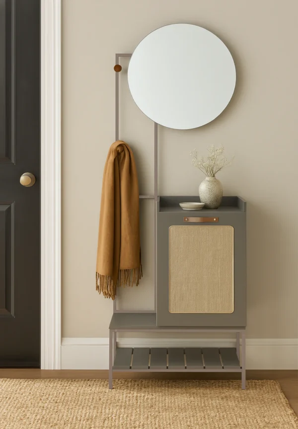 Aparador Grace Gris 68x36.5x185 cm - Imagen 2