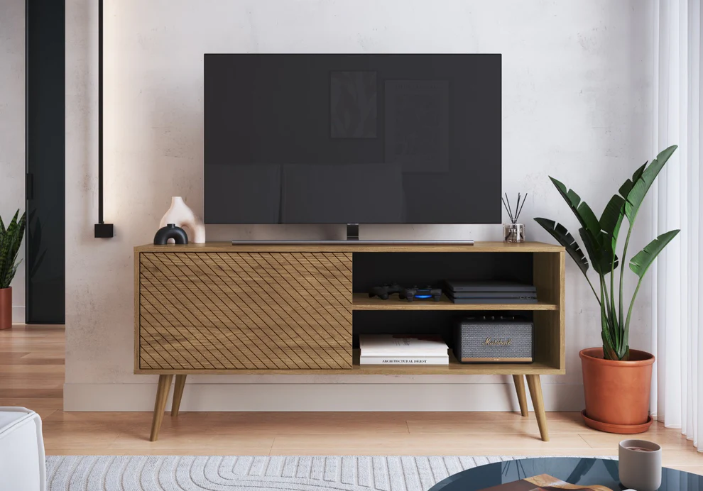 Rack TV 48" Camel café - Imagen 2