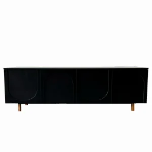 Rack Arcos 180 Cm Negro