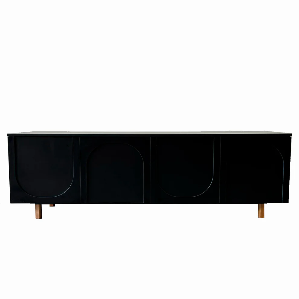 Rack Arcos 180 Cm Negro